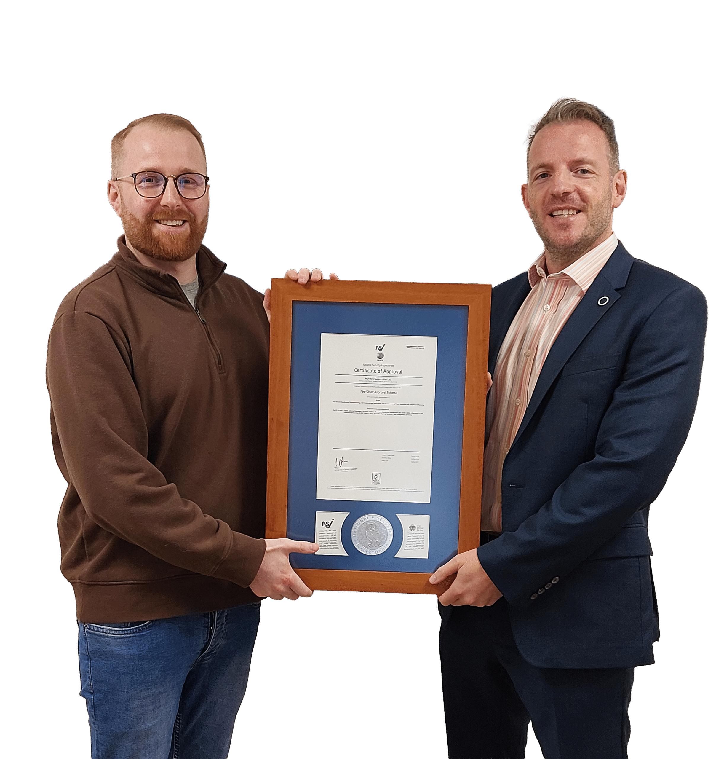 medal and certificate in person ceo