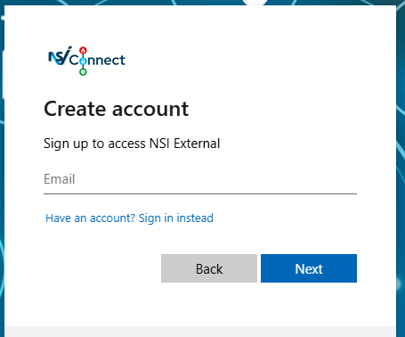create account