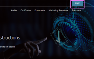 Log-in Instructions – NSI Insight Certification Ltd.